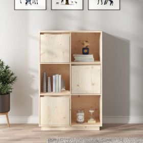 Highboard 29.1"x13.8"x46.1" Solid Wood Pine