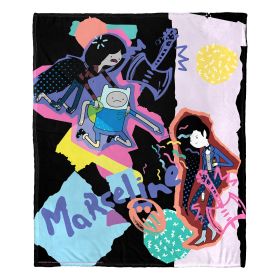 Adventure Time; Paper Marceline Aggretsuko Comics Silk Touch Throw Blanket; 50" x 60"