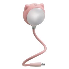 Creative gift Bluetooth speaker desk lamp LED lamp (Color: Pink)